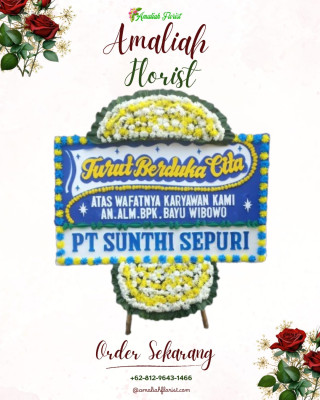 Papan Bunga Duka di Mompang